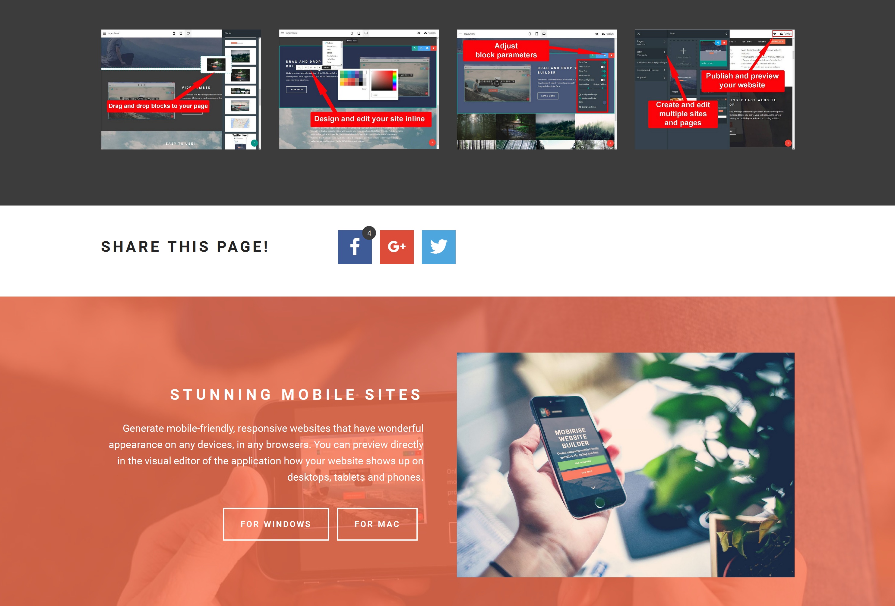 Free Responsive Web Page  Builder 