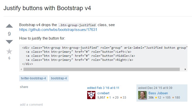  Support buttons  by using Bootstrap v4